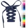 Handshop Flat Shoelaces 516 Shoe Laces Replacements For Sneakers and Athletic Shoes Boots Navy Blue 122cm