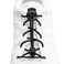 Lock Laces Elastic No Tie Shoe Laces Pack of 3 One Size Fits All for Kids Adults Easy to Use Adjustable BlackBlackBlack