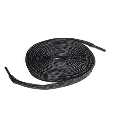 Private Laces Replacement Shoelaces for Louis Vuitton Trainer Sneakers Black 145CM