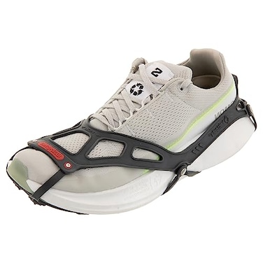 Kahtoola NANOspikes Footwear Traction for ICY Winter Road Running Walking Charcoal Large