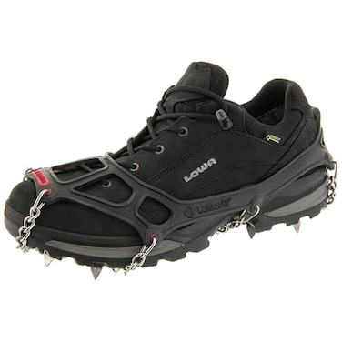 Kahtoola MICROspikes Footwear Traction for Winter Trail Hiking Ice Mountaineering Black XLarge