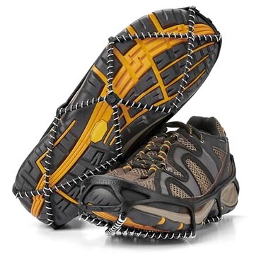 Yaktrax Walk Traction Cleats for Walking on Snow and Ice 1 Pair Large Black