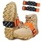 AGOOL Ice Cleats MidSole Snow Traction Cleats for Walking on Snow and Ice AntiSlip Crampon with Adjustable Straps 7 Tungsten Studs for Secure Grip Anti Slip Crampons for Walking Jogging Hiking