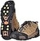 Aliglow Ice Snow Grips Over ShoeBoot Traction Cleat Spikes Anti Slip Footwear