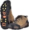 Aliglow Ice Snow Grips Over ShoeBoot Traction Cleat Spikes Anti Slip Footwear