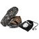 Yaktrax Pro Plus Traction Cleats for Ice and Snow 360 Steel Coil Grip for AllDirection Traction Flexible Thermoplastic Upper Easy OnOff with Heel Tab Includes Carry Bag Carabiner Large