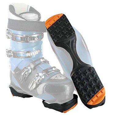 Yaktrax SkiTrax Ski Boot Tracks Traction and Protection Cleats 1 Pair Medium BlackOrange