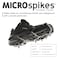 Kahtoola MICROspikes Footwear Traction for Winter Trail Hiking Ice Mountaineering Black XSmall