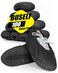 Buself XLarge 200 Count Shoe Covers Disposable NonSlip Premium Cloth Boot Covers Slipresistant Durable Breathable Nontoxic Recyclable Stretchable Fits Up to Size 13 US Men Black