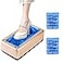 JATHIN Automatic Shoe Covers Dispenser for Indoors Shoe Cover Machine Kit Include 200PCS Disposable Plastic shoe cover dispenser box Gold
