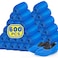 NUITPY 600 Pack300 Pairs Shoe Covers Disposable Nonwoven Fabric Shoes Covers for Indoor Blue Durable Reusable Disposable Boot Shoe Covers Larger Size Fits Various Shoes