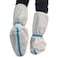 ZMDREAM Hazmat Boot and Shoe Covers 6 Pairs Disposable Knee High Booties NonSlip and Waterproof White 18 inches Tall