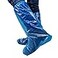Fancystyle Pack of 80 Disposable Thicker Boot and Shoe Covers 19 inch Tall Extra Large Resistant WaterSkid Resistant Blue 80