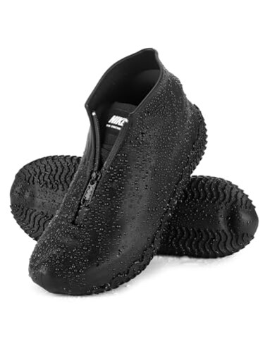 HTHOYGOWY HTHOYGOWY Shoe Covers Waterproof Silicone Rain Overshoes for Kids Men and Women