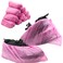Piutouyar Shoe Covers Disposable Nonslip for Indoors 100 Pack 50 Pairs Shoe Boot Covers Disposable Booties Shoe Covers One Size Fits All Pink