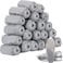 Tigeen 200 Pcs 100 Pairs Disposable Shoe Covers Non Woven Stretchable Boot Covers Non Slip Waterproof Shoe Protector for Women Men Fits Size 412 Booties Carpet Floor Gray