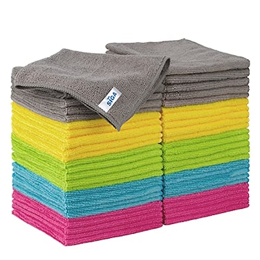 MR.SIGA MRSIGA Microfiber Cleaning Cloth AllPurpose Cleaning Towels Pack of 50 Size 118 x 118 in