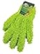 SCRUBIT Microfiber Dusting Glove for Kitchen and Home by Scrubit Car Furniture Window Cleaning Gloves Cuts Through Dirt Without Using Chemicals Perfect for Stainless Steel Dusting 2 Pack Green