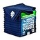 Microfiber Wholesale MW Pro MultiSurface Microfiber Towel 12 Pack Premium Cleaning Cloth Clean Buff Dust Polish Absorb Large 16x16 Dark Blue
