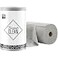 Fantasticlean Microfiber Cleaning Cloth Roll 90 Pack Tear Away Microfiber Towels 12 x 12 Reusable Washable Lint Free Ultra Absorbent Dishcloth for AllAround Cleaning Supplies Grey