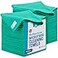 Microfiber Wholesale 16 x 16 All Purpose Towels 50 Pack Reusable Wash Cloths Dust Kitchen Car Shop Rags for Cleaning Green