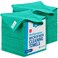 Microfiber Wholesale 16 x 16 All Purpose Towels 50 Pack Reusable Wash Cloths Dust Kitchen Car Shop Rags for Cleaning Green