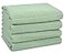 VIVOTE Microfiber Kitchen Towels Super Absorbent Soft No Lint Waffle Weave Fast Drying Hand Towels 4 Pack Green 16 Inch X 24 Inch
