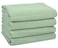VIVOTE Microfiber Kitchen Towels Super Absorbent Soft No Lint Waffle Weave Fast Drying Hand Towels 4 Pack Green 16 Inch X 24 Inch