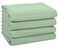 VIVOTE Microfiber Kitchen Towels Super Absorbent Soft No Lint Waffle Weave Fast Drying Hand Towels 4 Pack Green 16 Inch X 24 Inch