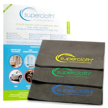 Supercloth Premium Microfiber Cleaning Cloth for AllPurpose Lasts Over 5 YEARS Glasses Cleaning Cloth Microfiber Cleaning Cloth for Cars Magic Reusable Cloth StreakFree 100 Made in Italy 3pk