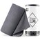 Fantasticlean Microfiber Cleaning Cloth Roll 40 Pack Tear Away Microfiber Towels 12 x 12 Reusable Washable Scratch Free Ultra Absorbent for AllAround Cleaning Supplies DimGrey
