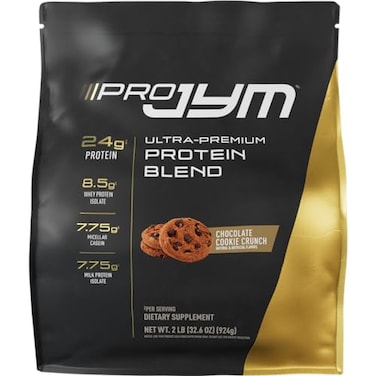 JYM Supplement Science Pro JYM Chocolate Cookie Crunch Protein Powder Whey Protein Isolates Casein Milk Protein Lean Muscle Building for Men Women 22 Servings