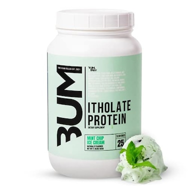 RAW Whey Isolate Protein Powder Mint Chip Ice Cream CBUM Itholate Protein 100 GrassFed Sports Nutrition Powder for Muscle Growth Recovery LowFat Low Carb Naturally Flavored 25 Servings