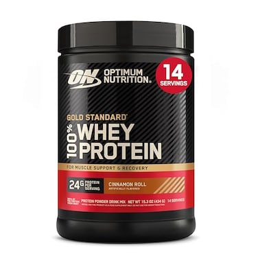 Optimum Nutrition Gold Standard 100 Whey Protein Powder Cinnamon Roll 1 Pound Pack of 1