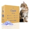 LMJP Crystal Cat Litter with Powerful Odor Control NonClumping Lasts Up to 4 Months 172lb Rapid Water Absorption Unscented Low Tracking Lightweight Blue White Silica 4 Pack of 43lb