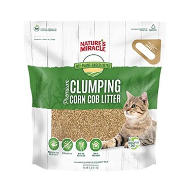Nature's Miracle Natures Miracle Premium Clumping Corn Cob Litter Tough Odor BioEnzymatic Formula Dust Free
