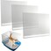 AAiphuwew 3 Pcs Cat Litter Box Pee Shields Easy Clean AntiSplashing Flexible Litter Pan Pee Shields for Open Top Litter Pan Litter Box Not Included