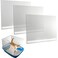 AAiphuwew 3 Pcs Cat Litter Box Pee Shields Easy Clean AntiSplashing Flexible Litter Pan Pee Shields for Open Top Litter Pan Litter Box Not Included