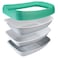 Luuup Litter Box 3 Sifting Tray Cat Litter Box Easy to Clean with NonStick Coating Stylish HighSided Design with Spill Guard 154x202x75