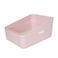 Sfozstra Pink Open HighSided Cat Litter Box Medium AntiScatter Low Tracking Raised Enclosure LeakProof EasyClean ABS Material for Cats Up to 13 lbs