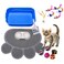 GreenJoy Kitten Litter Box Starter Kit with Mat AllinOne Starter Kit for Kittens Small Cats AntiTracking Litter Mat Easy Clean Includes Scoop Toys Compact Size GreyScoop