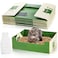 SOUJOY 8 Pcs Disposable Litter Boxes for Cats Travel Litter Box with Scoop Double Layer Waterproof Litter Tray for Cats Small Pets 148 x 116 x 47inch