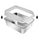 Kichwit Extra Large Stainless Steel Cat Litter Box with High Sides Easy to Clean Smooth Surface Rust Resistant 236 x 157 x 10 with Lid