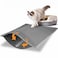 Pieviev Cat Litter Mat Double Layer Waterproof Urine Proof Trapping Mat 1 Pack Gray 30x24 Inch Pack of 1