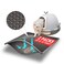 Pieviev 2 Packs Cat Litter Mat Double Layer Waterproof Urine Proof Trapping Mat 24X15 Gray
