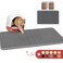 Powools Cat Litter Mat 30 x 24 Large Litter Trapping Mat Easy to Clean Litter Box Mat Waterproof UrineProof NonSlip Cat Toilet Training Systems Accessories Grey