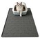 Garoopion Silicone Cat Litter Trapping Mat Large Waterproof 3405225 inch Cat Litter Box Mat Easy to Clean Black