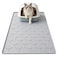 Garoopion Cat Mat for Litter Box Large 3405225 inch Cat Litter Mat Waterproof Silicone Pad for Floor Gray