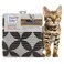 Fresh Kitty Durable XL Jumbo Foam Litter Box Mat BPA and Phthalate Free Water Resistant Traps Litter from Box Scatter Control Easy Clean Mats Gray Pattern 40x 25 9052