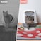 Bienbee Cat Litter Mat 30x24 Cat Litter Trapping Mat Double Layer Litter Mat with NonSlip Rubber Bottom Urine and Water Proof Keeps Floors Clean Mushroom L